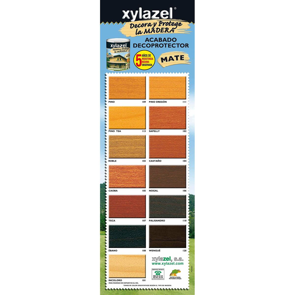 Azūra Xylazel Plus Decora Sarkankoks Matt